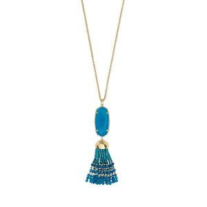 KENDRA SCOTT Eva Goldplated Brass Tassel Pendant Necklace
